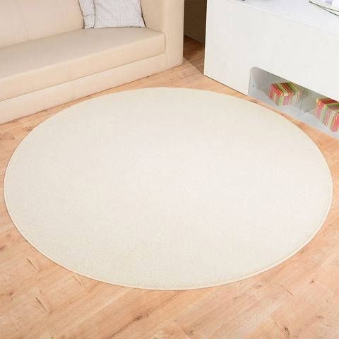Living Line Vloerkleed Burbon Velours, unikleurig, ideaal in de woonkamer & slaapkamer