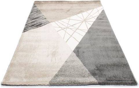 Living Line Vloerkleed Modern Korte pool, geometrisch design, pastelkleuren, ideaal in de woonkamer & slaapkamer