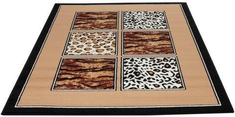 Living Line Vloerkleed Safariwereld mix Korte pool, ideaal in de woonkamer & slaapkamer