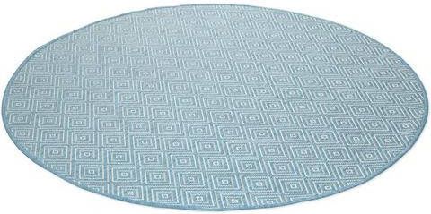 Living Line Vloerkleed Sky Diamond Platweefsel, sisal look, ruitmotief, geschikt voor binnen en buiten, ideaal in de woonkamer & slaapkamer