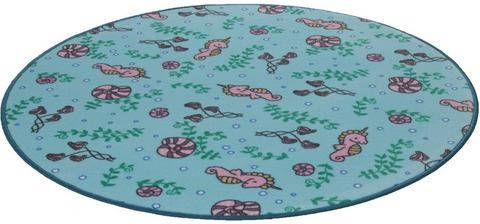 Living Line Vloerkleed voor de kinderkamer Zeewereld zeepaardje Velours