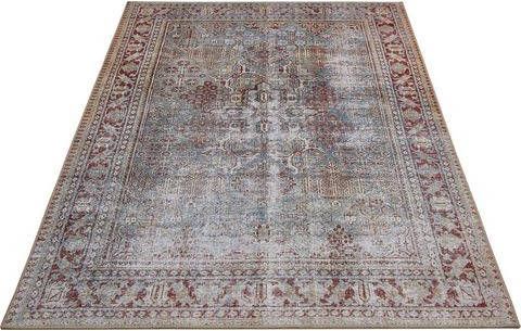 LUXOR living Vloerkleed Punto 2 Korte pool, gedessineerd, oriënt look, vintage design, ideaal in de woonkamer & slaapkamer