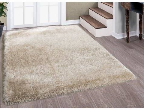 merinos Hoogpolig vloerkleed Glossy 411 bijzonder zacht door microvezel, woonkamer