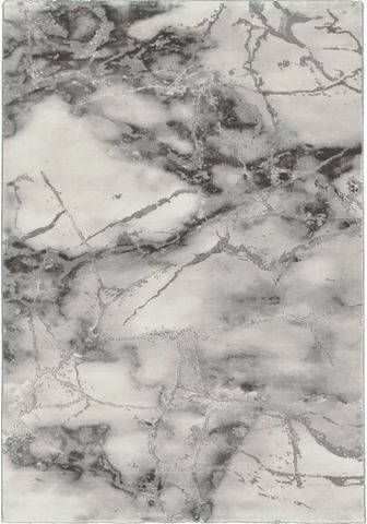 Merinos Vintage Vloerkleed Marmer Look Craft 23270 295 Grijs 160 x 230 cm