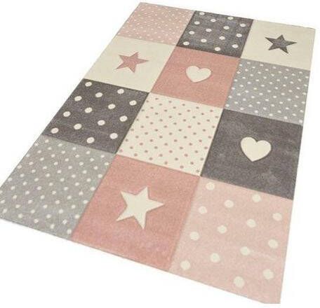 merinos Vloerkleed voor de kinderkamer Pastel Kids 20339 handgemaakte contour gesneden