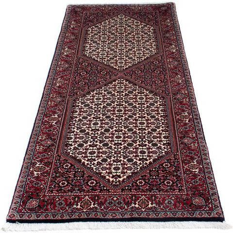 morgenland Hoogpolige loper Bidjar medaillon 210 x 75 cm Uniek exemplaar met certificaat