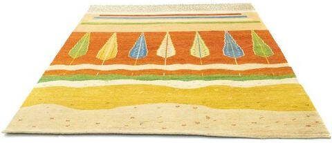 morgenland Vloerkleed Design vloerkleed met de hand geweven oranje Viscose
