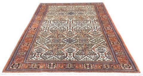 morgenland Vloerkleed Ghom vloerkleed met de hand geknoopt wit Perzisch tapijt Ghom 258 x 166 cm wit handgeknoopt