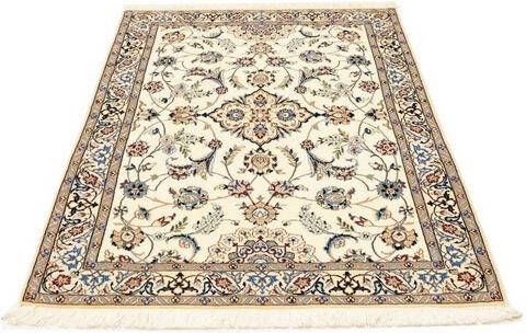 morgenland Vloerkleed Nain 6la vloerkleed met de hand geknoopt beige Perzisch tapijt Nain royal 146 x 98 cm ecruwit handgeknoopt