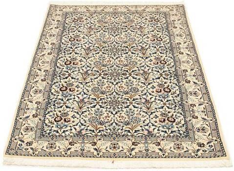 morgenland Vloerkleed Nain 6la vloerkleed met de hand geknoopt beige Perzisch tapijt Nain royal 155 x 88 cm ecruwit handgeknoopt