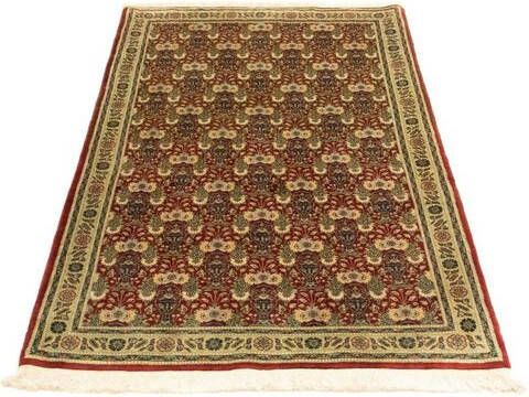 morgenland Vloerkleed Tabriz 40 Raj vloerkleed met de hand geknoopt rood Perzisch tapijt Tabriz Royal 129 x 82 cm rood handgeknoopt