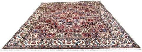 morgenland Wollen kleed Bakhtiar vloerkleed met de hand geknoopt meerkleurig Perzisch tapijt Nomadic 348 x 244 cm meerkleurig handgeknoopt