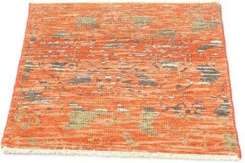 morgenland Wollen kleed Design vloerkleed met de hand geknoopt oranje handgeknoopt