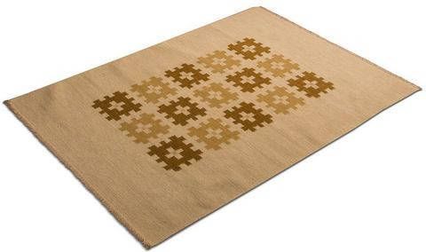 morgenland Wollen kleed Kelim vloerkleed Erana Laagpolig