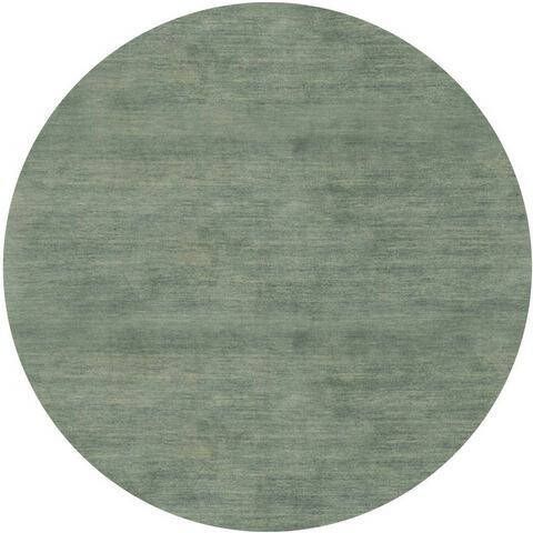 morgenland Wollen kleed Loribaft vloerkleed met de hand geweven zilver Laagpolig