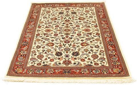 morgenland Wollen kleed Sarough vloerkleed met de hand geknoopt beige Perzisch tapijt Classic 150 x 100 cm beige