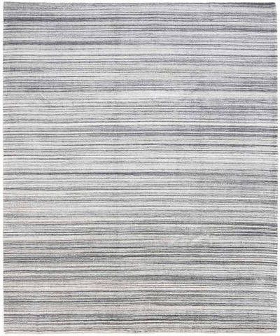 morgenland Wollen kleed Vintage strepen argento 252 x 300 cm Uniek exemplaar met certificaat