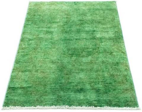 morgenland Wollen kleed Ziegler vloerkleed met de hand geknoopt groen