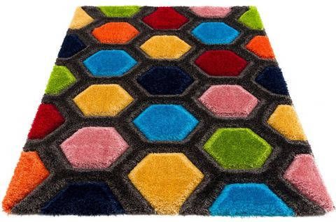 my home Hoogpolig vloerkleed Bras modern 3d design, woonkamer