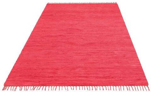 my home Vloerkleed Ares met de hand geweven, met franje, woonkamer