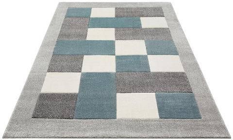 my home Vloerkleed DONNA Ruitmotief met randdessin, woonkamer