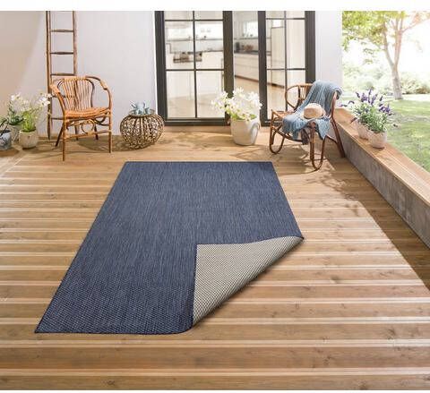 my home Vloerkleed Rhodos Sisal look, platweefsel, geschikt voor binnen en buiten, woonkamer, terras, balkon