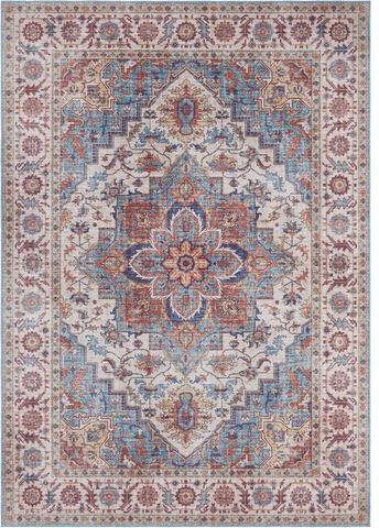NOURISTAN Vloerkleed Anthea Klassiek vloerkleed, oriënt look, vintage design, afgehecht, woonkamer, slaapkamer, robuust, onderhoudsarm