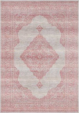 NOURISTAN Vloerkleed Carme Klassiek vloerkleed, oriënt look, vintage design, afgehecht, woonkamer, slaapkamer, robuust, onderhoudsarm