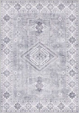 NOURISTAN Vloerkleed Gratia Klassiek vloerkleed, oriënt look, vintage design, afgehecht, woonkamer, slaapkamer, robuust, onderhoudsarm