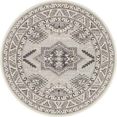 NOURISTAN Vloerkleed Saricha Belutsch Korte pool, oriënt look, vintage design, woonkamer, slaapkamer, werkkamer, robuust, gemakkelijk in onderhoud, afgehecht