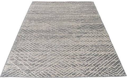 Obsession Vloerkleed My Sherpa 371 Reliëfstructuur, geometrisch design, gemêleerd garen, geschikt voor binnen en buiten, woonkamer