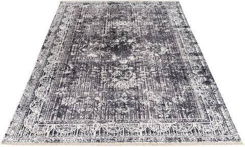 Obsession Vloerkleed My Valencia 632 gerecyclede materialen, oriënt look, vintage design, met franje, wasbaar, geschikt voor binnen en buiten, woonkamer