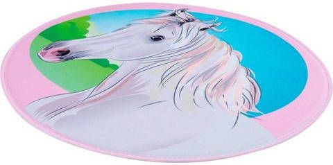 Obsession Vloerkleed voor de kinderkamer My Mila Kids 141 Motief paard, wasbaar, kinderkamer