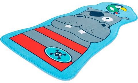 Obsession Vloerkleed voor de kinderkamer My Mila Kids 143 Motief nijlpaard, wasbaar, kinderkamer