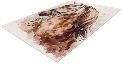 Obsession Vloerkleed voor de kinderkamer My Torino Kids 236 Speelkleed, motief paard, kinder en tienerkamer