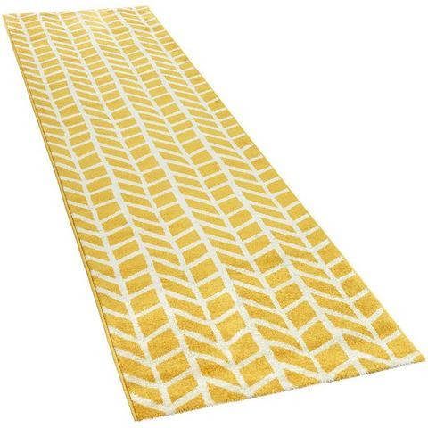 Paco Home Loper Pattern 120 Tapijtloper, korte pool, modern geometrisch design, ideaal in de hal & slaapkamer