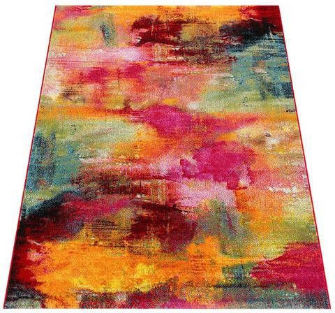 Paco Home Vloerkleed Canvas 754 Korte pool, modern design, met Arizona linnen look, ideaal in de woonkamer & slaapkamer