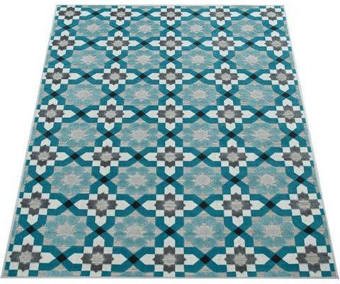 Paco Home Vloerkleed Charleroi 492 3d design, motief bloemen, geschikt voor binnen en buiten, ideaal in de woonkamer & slaapkamer