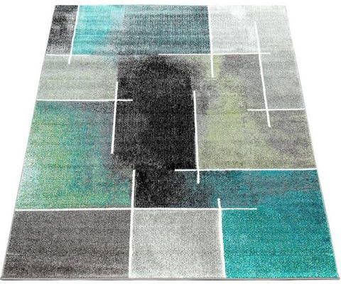 Paco Home Vloerkleed ECE 936 Korte pool, modern design, geometrisch motief, ideaal in de woonkamer & slaapkamer