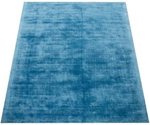 Paco Home Vloerkleed Nagpur 260 Handgeweven vloerkleed, korte pool, 80% viscose, met lichte gloed, met de hand geweven, ideaal in de woonkamer & slaapkamer