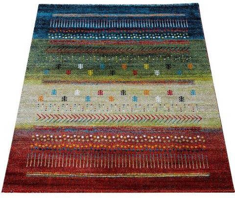 Paco Home Vloerkleed Nomaden 818 Korte pool, Gabbeh design, gestreept, ideaal in de woonkamer & slaapkamer