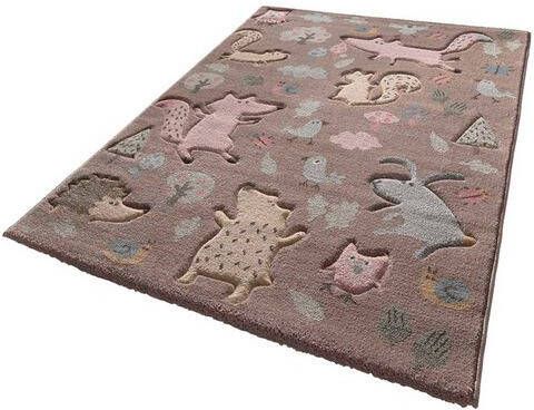 Sigikid Vloerkleed voor de kinderkamer Forest Bosdierendesign, korte pool