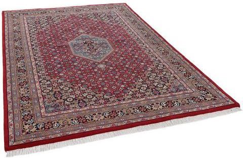 THEKO Oosters tapijt Benares Bidjar zuivere wol, met de hand geknoopt, met franje, woonkamer