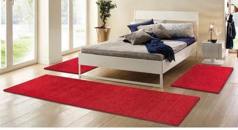 THEKO Set slaapkamerkleedjes Gabbeh uni Slaapkamerkleed, loper set voor de slaapkamer