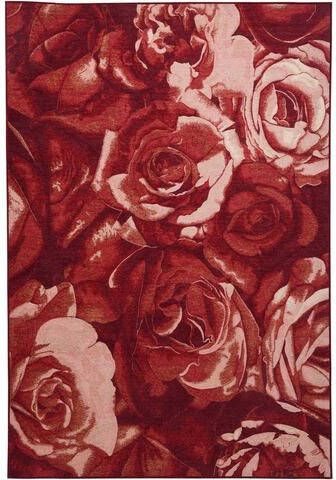 THEKO Vloerkleed Flomi Rose Platweefsel, woonkamer