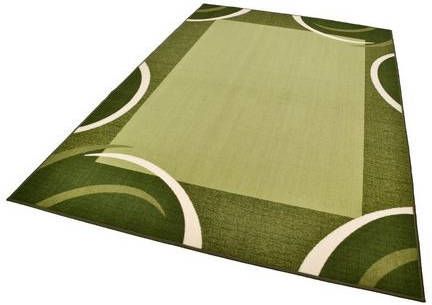 THEKO Vloerkleed Loures Korte pool, met modern randdessin, woonkamer