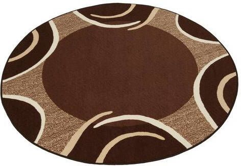 THEKO Vloerkleed Loures Korte pool, met modern randdessin, woonkamer