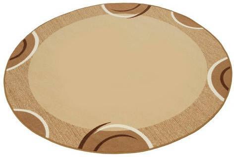 THEKO Vloerkleed Loures Korte pool, met modern randdessin, woonkamer