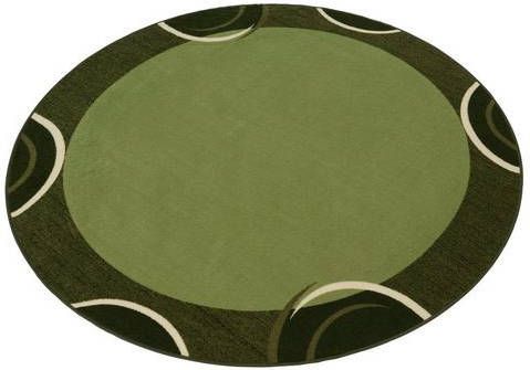 THEKO Vloerkleed Loures Korte pool, met modern randdessin, woonkamer