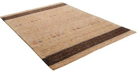 THEKO Wollen kleed Lori Star Gold zuivere wol, met de hand geweven, woonkamer